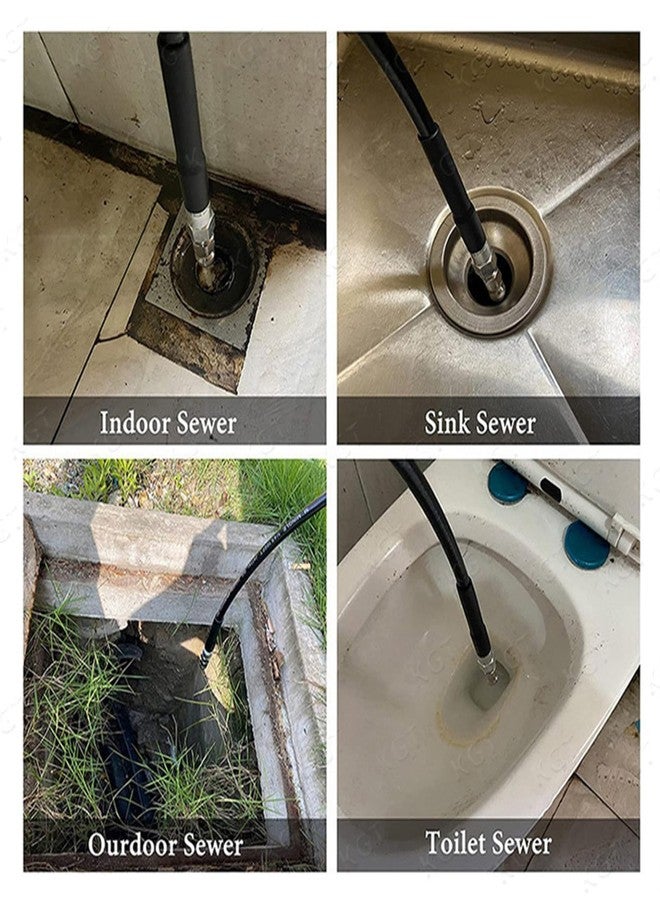 piercing Drain Cleaning Tool, Nozzle for Pressure Washer, Quick Connector for Pressure Washer, Effective Sewer Line Cleaning and Pipe Maintenance Solution, 1/4 Inch Quick Connect - Image 5